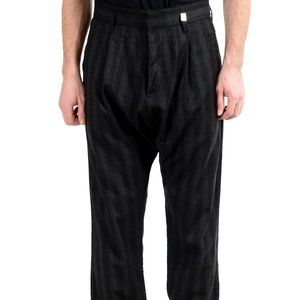 Richmond X Men's 100% Wool Pleated Casual Pants